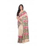 HANDWOVEN KANTHA STITCH SAREE