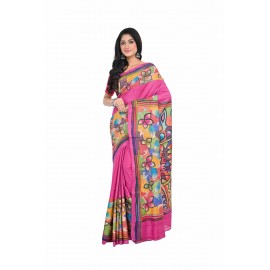 HANDWOVEN KANTHA STITCH SAREE