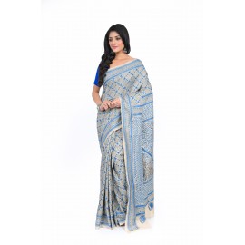 HANDWOVEN KANTHA STITCH SAREE
