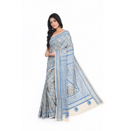 HANDWOVEN KANTHA STITCH SAREE