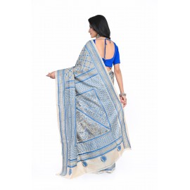 HANDWOVEN KANTHA STITCH SAREE