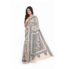 HANDWOVEN KANTHA STITCH SAREE