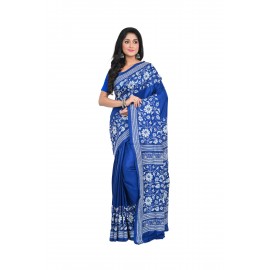 HANDWOVEN KANTHA STITCH SAREE