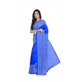 HANDWOVEN KANTHA STITCH SAREE