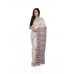 HANDWOVEN KANTHA STITCH SAREE