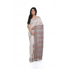 HANDWOVEN KANTHA STITCH SAREE