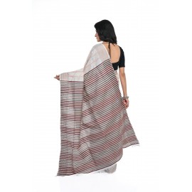 HANDWOVEN KANTHA STITCH SAREE