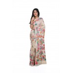 HANDWOVEN KANTHA STITCH SAREE