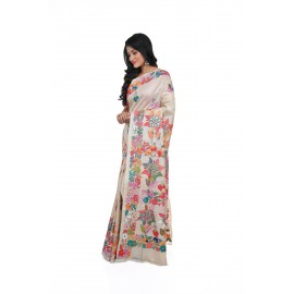 HANDWOVEN KANTHA STITCH SAREE