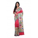 HANDWOVEN KANTHA STITCH SAREE