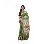 HANDWOVEN KANTHA STITCH SAREE