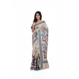 HANDWOVEN KANTHA STITCH SAREE