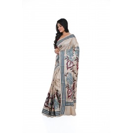 HANDWOVEN KANTHA STITCH SAREE