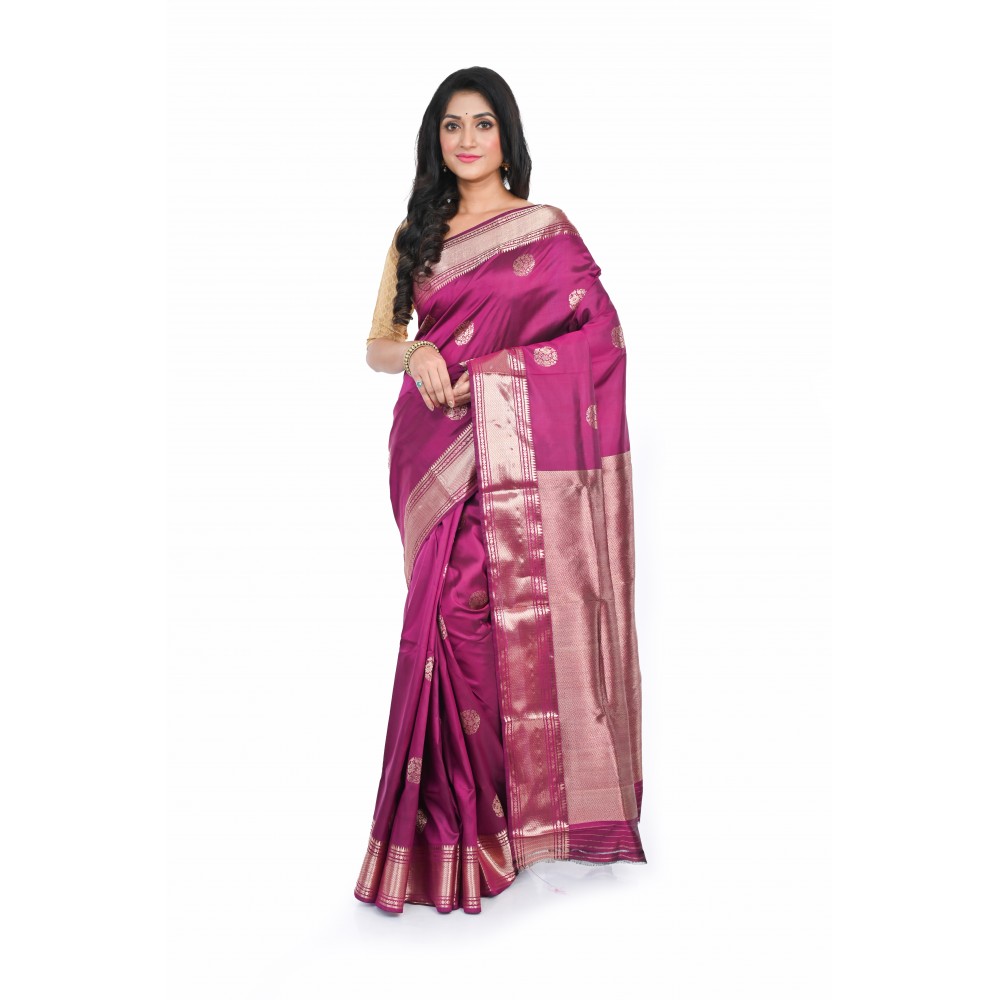 HANDWOVEN PURE SILK MARRIAGE SAREE