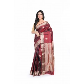 HANDWOVEN PURE SILK MARRIAGE SAREE
