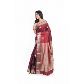 HANDWOVEN PURE SILK MARRIAGE SAREE