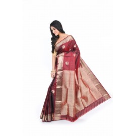 HANDWOVEN PURE SILK MARRIAGE SAREE