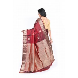 HANDWOVEN PURE SILK MARRIAGE SAREE