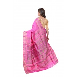 HANDWOVEN SILK BALUCHARI SAREE