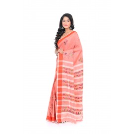 HANDWOVEN KANTHA STITCH SAREE
