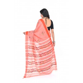 HANDWOVEN KANTHA STITCH SAREE