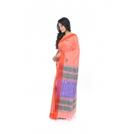 HANDWOVEN KANTHA STITCH SAREE