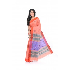 HANDWOVEN KANTHA STITCH SAREE