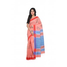HANDWOVEN KANTHA STITCH SAREE