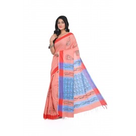 HANDWOVEN KANTHA STITCH SAREE
