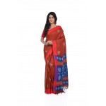 HANDWOVEN KANTHA STITCH SAREE